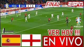 España vs Inglaterra En Vivo DONDE VER A QUE HORA JUEGA ESPAÑA VS INGLATERRA Partido Final Euro [upl. by Uela183]