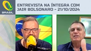 Entrevista na íntegra com Jair Bolsonaro  21102024 [upl. by Lemaj890]