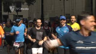 El Sevilla FC presente en la Zurich Maratón Sevilla 2019 [upl. by Haimrej]