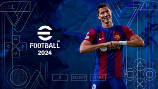 PES 2024 MOBILE PPSSPP 100 ATUALIZADO OFFLINE MEDIAFIRE ✅ MOD EFOOTBALL PES 24 [upl. by Landing]