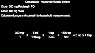 Clinical Calculations part 1 [upl. by Aivyls561]