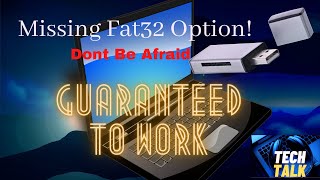 Fix Fat 32 Option Not Available Fast and Easy [upl. by Ines406]