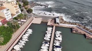 Mallorca Port de Cala Bona Playa de Cala Millor Drohne DJI AIR R 3 [upl. by Garmaise]