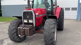 Massey Ferguson 6160 Dynashift traktor  Kapow Online Auctions [upl. by Tonneson334]