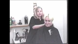 COMMERCIAL FREE CREWCUT GIRL SUSAN CUT BY YVETTE DVD 151 HAIRCUTNET [upl. by Nannek277]