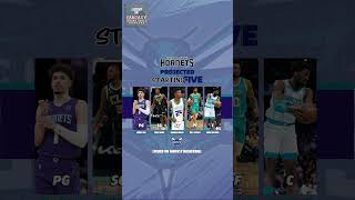 Charlotte Hornets Projected 202324 Starting Lineup shorts nba [upl. by Wheelwright]