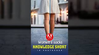 How to add women’s socks in photoshop ai tutorial [upl. by Schertz]