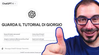 ChatGPT Plus Tutorial su Come Funziona con GPT 4 Immagini PDF Dati [upl. by Aenad]