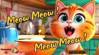 Meow Meow billi karti Kid SongMeow Meow l balgeet in hindi l Nursery rhymes in hindiRomoSomoTv [upl. by Hortensia]