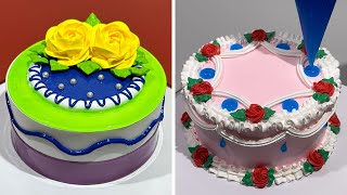 Most Satisfying Cake Design Ideas  Amazing Birthday Cake Decorating Tutorials For Event [upl. by Bluma137]