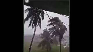 First images of the arrival of Hurricane Rafael in Cuba rapidly intensifies into a Category 3 [upl. by Bing]