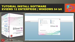 Tutorial Install Eviews 12 Enterprise Edition  Windows 64 Bit [upl. by Modestine]