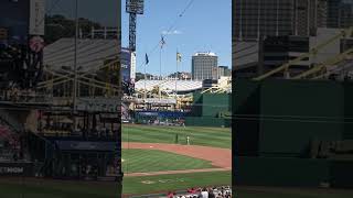 Baseball Match in Pittsburgh aesthetic baseball views live travel nature subscribe [upl. by Ahsekin696]