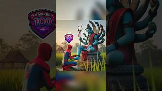 SpiderMan’s Egg Secret Revealed Now Worshipping Shiva 😲 shorts ai funny [upl. by Aneelahs175]