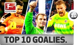 Neuer Bürki amp More  Top 10 Goalkeepers So Far [upl. by Nahtnanhoj]