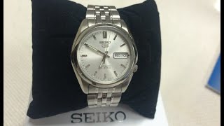 Seiko 5 Watch  Review and Unboxing [upl. by Con]