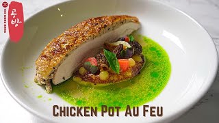 Chicken Pot Au Feu  Truffle Pork Stuffed Chicken Breast Aromatic Chicken Consomme [upl. by Odrude693]