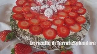 Crostata con fragole e mascarpone [upl. by Skyla]