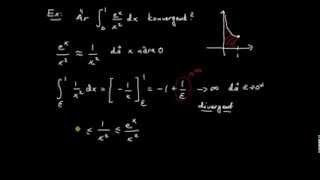 Integraler del 10  jämförelse av generaliserade integraler [upl. by Ecnaiva]