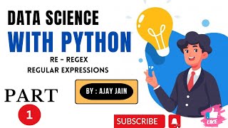 Regex1absolutebasics Data Science With Python HINDI [upl. by Hildegard]