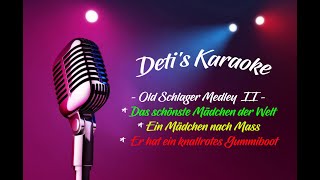 Old Schlager Medley II  Karaoke [upl. by Sauers]