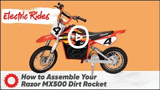 How to Assemble the Razor MX500 Dirt Rocket [upl. by Doowle]