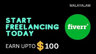 Earn Money With Fiverr  Complete Fiverr Guide in Malayalam [upl. by Aninahs]