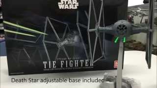 Bandai 172 Star Wars TIE fighter 2 minute review [upl. by Latt]