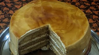 caramel coffee cake without oven [upl. by Zobe]