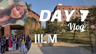 Day 7 of IILM UNIVERSITY Greater Noida vlog [upl. by Anavahs]