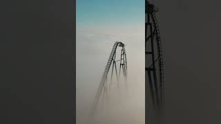 Hyperion w chmurach hyperion energylandia poland rollercoaster [upl. by Lull]