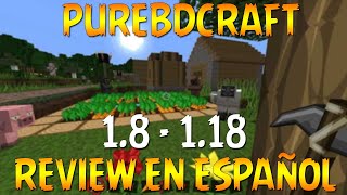 Review Del Pack De Texturas PureBDcraft  121  Review En Español [upl. by Lazaro]