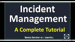 What is Incident Management in ServiceNow  ServiceNow Incident Management Process [upl. by Dotson]