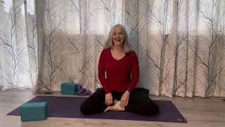 Yin yoga for anxiety grounding the root chakra [upl. by Llennol]