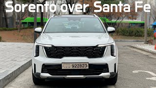 Why I chose 2025 Kia Sorento HEV Facelift Hybrid AWD over Hyundai Santa Fe [upl. by Neirb]