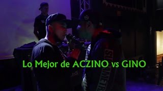 Lo mejor de Aczino vs Gino Escritas [upl. by Anada]