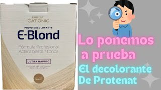 polvo decolorante Ebolnd protenat lo ponemos a prueba [upl. by Atinnod463]