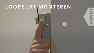 Loopslot monteren hoe doe je dat  Loopsloten [upl. by Velvet]