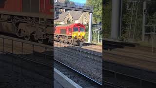 DB Class 66 with Network Rail rolling stock [upl. by Ochs274]