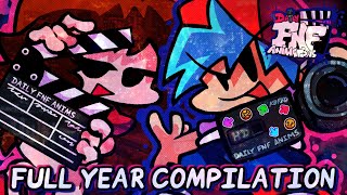 Daily FNF Animations  Full Year Compilation [upl. by Kariv]