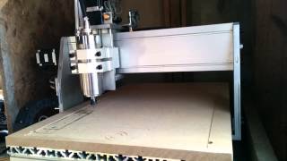 CNC 6040 router test [upl. by Yenahteb113]