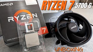 AMD Ryzen 7 5700G amp Radeon Graphics An Unboxing and Overview [upl. by Ellessig]