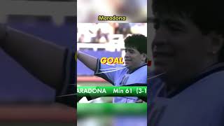 Último Partido de Diego Maradona futbol maradona goals [upl. by Aizatsana]