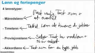 Lønn og feriepenger [upl. by Llebyram]