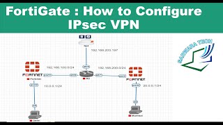 Configure IPSec VPN between FortiGate in Hindi [upl. by Annyahs]