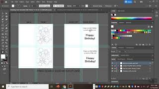 Print Greeting Cards from Illustrator Templates [upl. by Reggy]