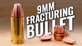 9mm Controlled Fracturing 115Grain Ultimate SelfDefense Bullet by Lehigh Defense  Slow Motion Gel [upl. by Rednazxela]