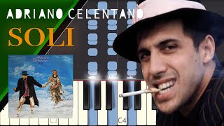 Adriano Celentano  Soli TUTORIAL SYNTHESIA [upl. by Perle853]