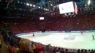 Savchenko amp Massot LP Practice Worlds 2018 200318 wholerink view [upl. by Eelyah]