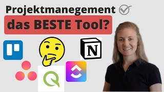 Die Top 5 ProjektmanagementTools in 2023 Trello Asana Quire ClickUp Notion [upl. by Oigufer]